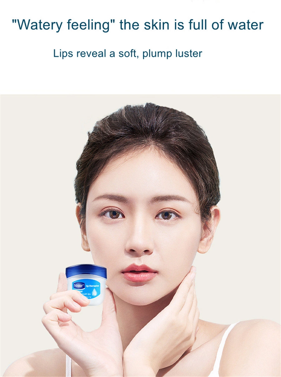 Nicor Vaseline Lip Balm Moisturizing Moisturizing Moisturizing Desalination Lip Wrinkles Lip Mask Men and Women Lip Oil Lip Gloss Lipstick