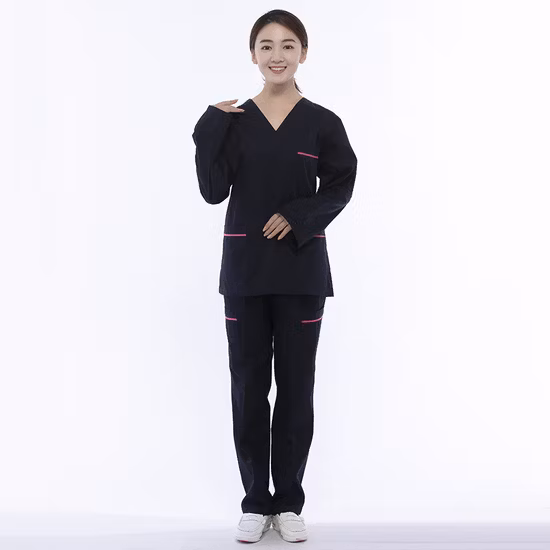 Uniforme d'infirmière de qualité supérieure, gommage médical, uniformes à la mode, gommages avec logo OEM, vente en gros