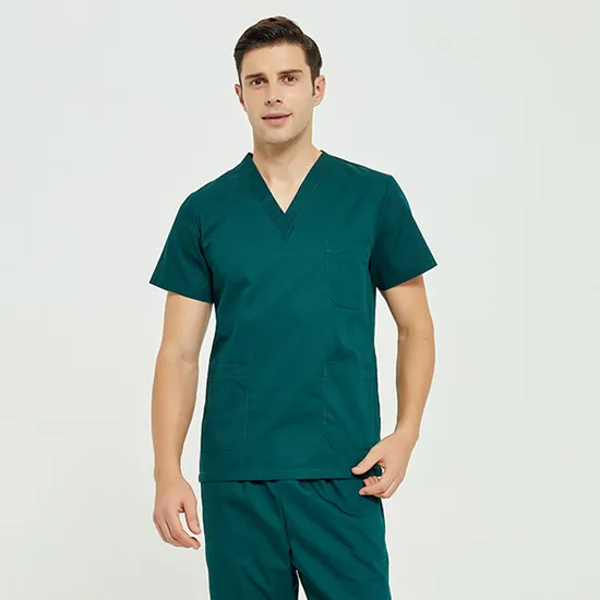 Uniforme d'hôpital d'infirmière médicale pour femmes, gommages en coton